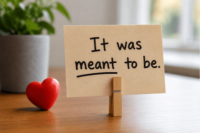 A thought bubble — what was meant or intended