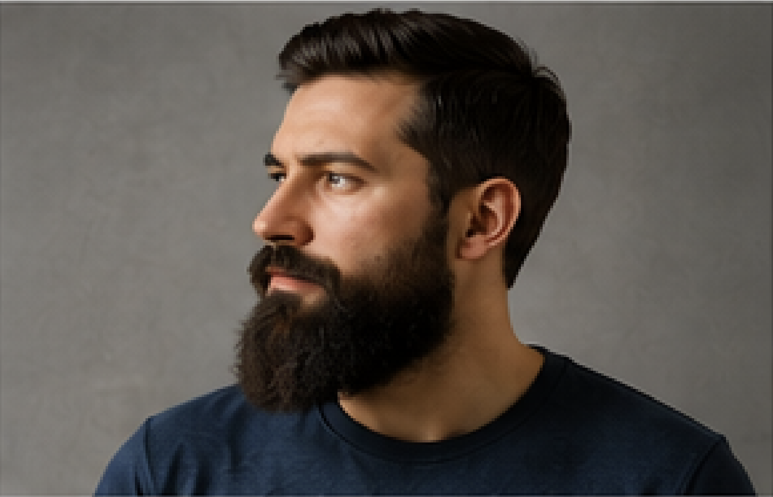 A man with a full beard