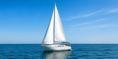 A boat — a vessel for travelling on water