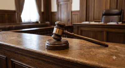 Scales of justice — a symbol of law