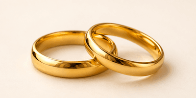 Wedding rings — to marry