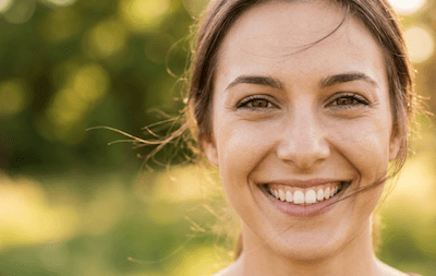 A person's face showing emotion — mood