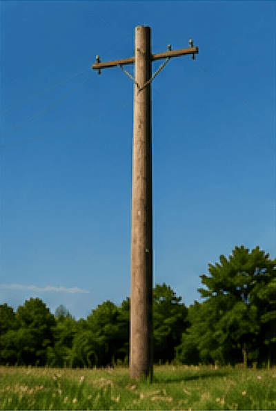 A tall flag pole