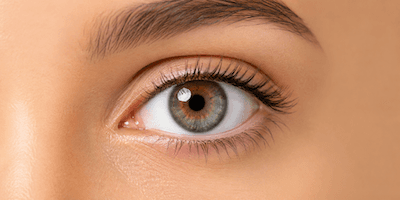 A close-up of a human eye